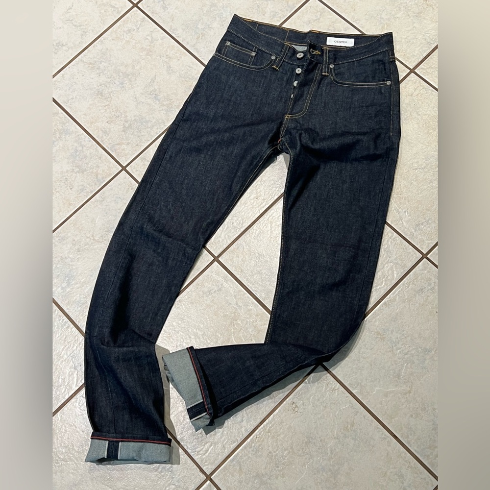 Gustin The 1968 Raw Selvage Denim Slim tapered